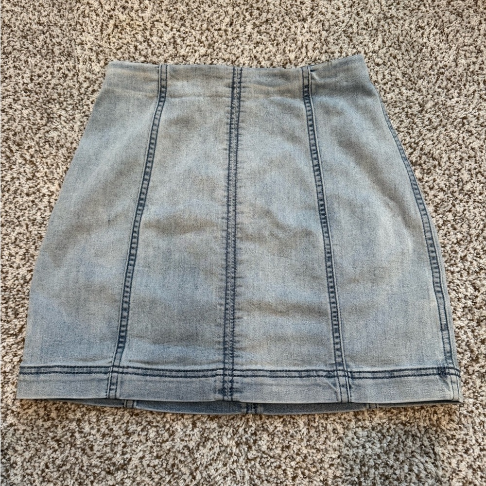 Free People Denim Skirt